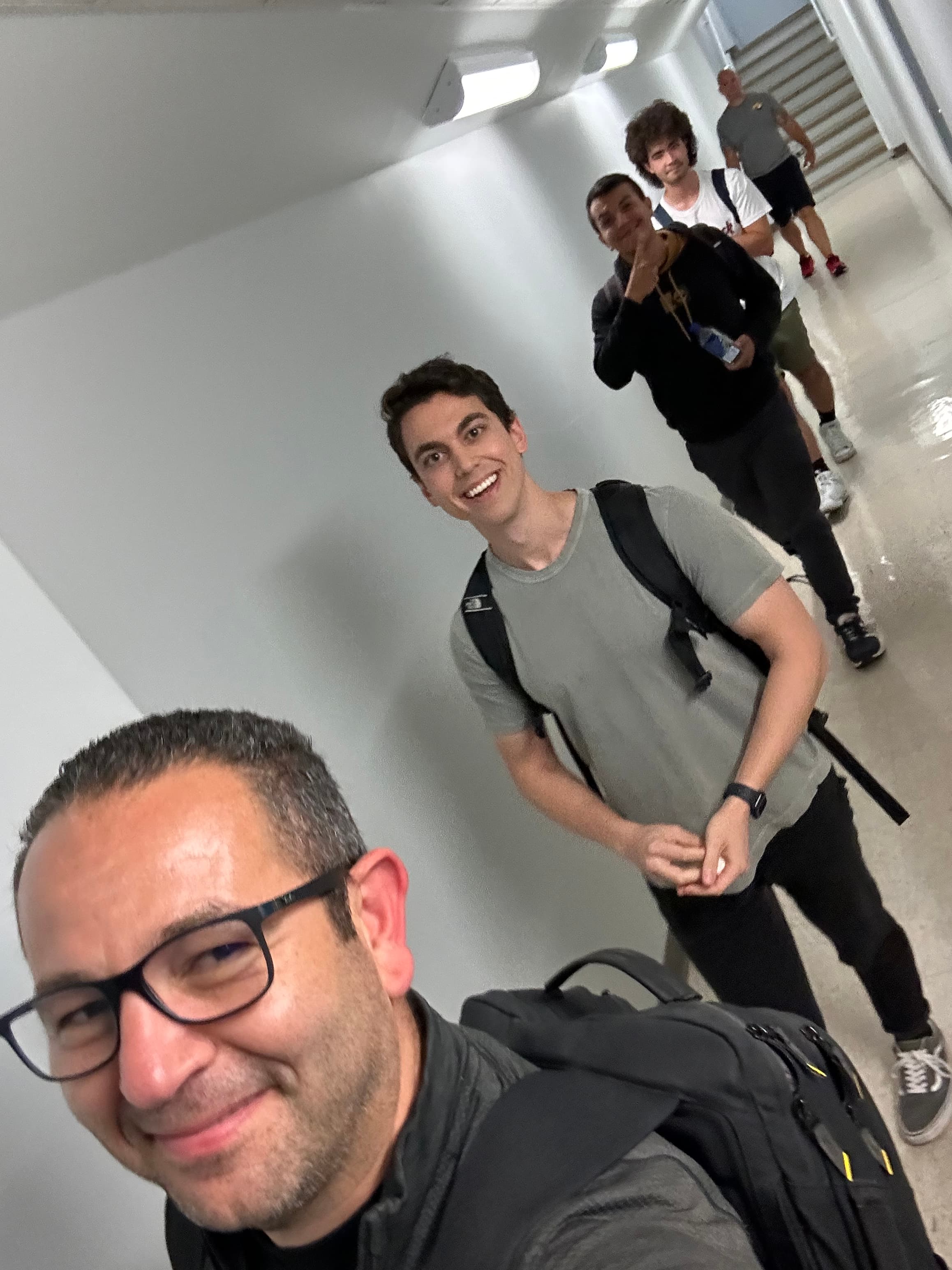 Sociail team walking lineup